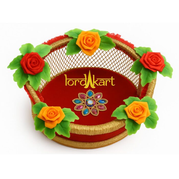 Red Tokri For Laddu Gopal
