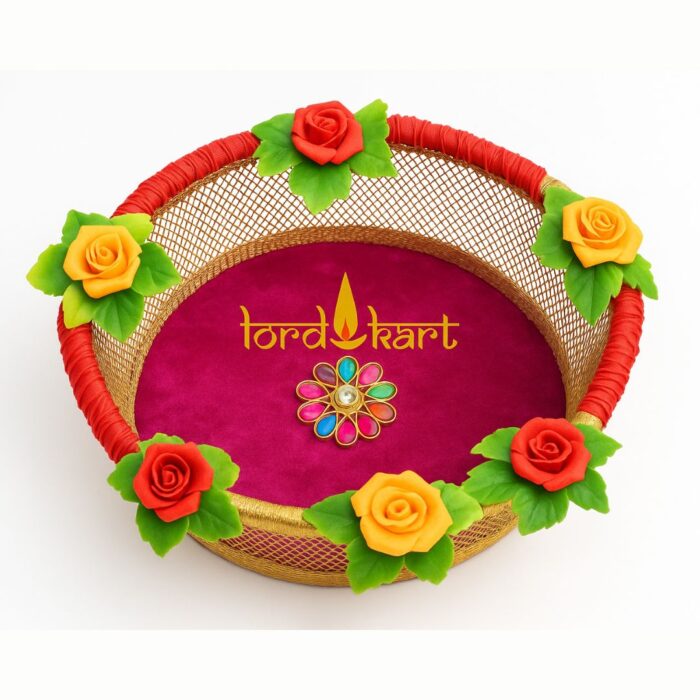 Violet Color Tokri For Laddu Gopal