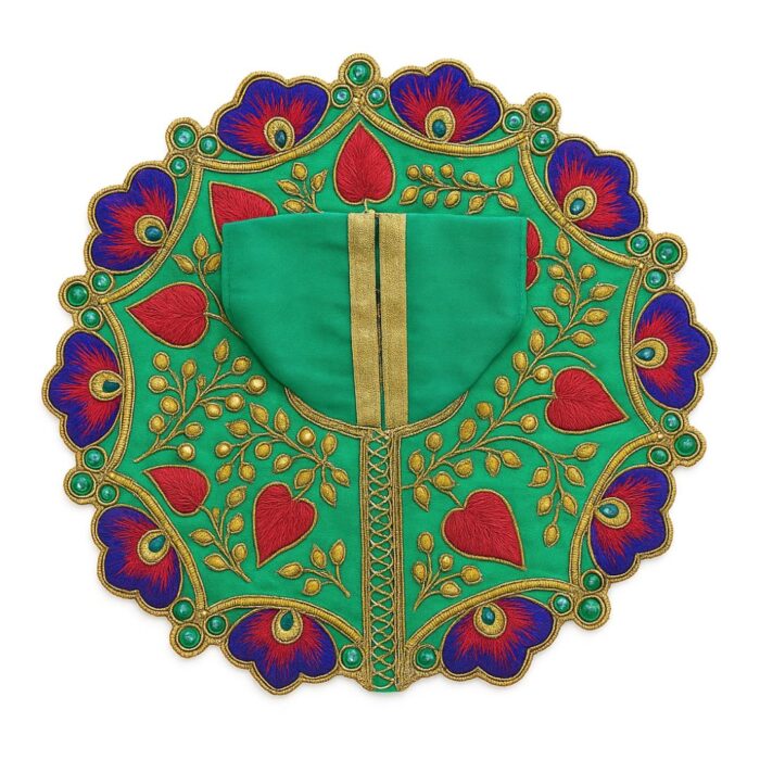 Krishna Janmashtami Fancy Kanha ji Poshak Green Color for Laddu Gopal