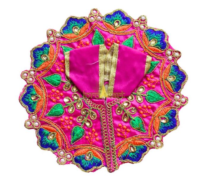 Krishna Janmashtami Fancy Kanha ji Poshak Pink Color for Laddu Gopal