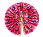 Mickey Mouse Printed Pink Color Silk Summer Poshak For Bal Gopal
