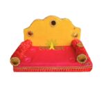 Laddu Bal Gopal Sinhasan for Pooja Mandir Krishna Decorative Showpiece