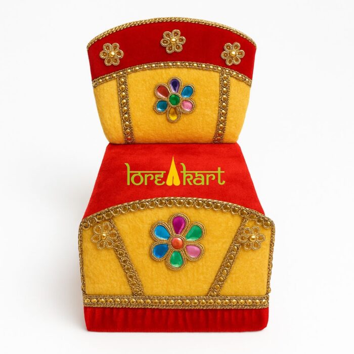 Yellow Velvet Bed